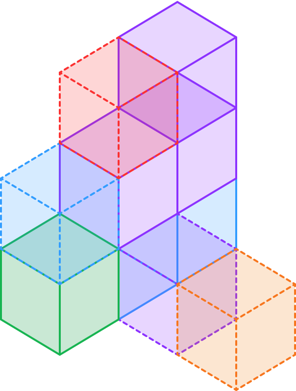 Cubes Collection Multicolor 1