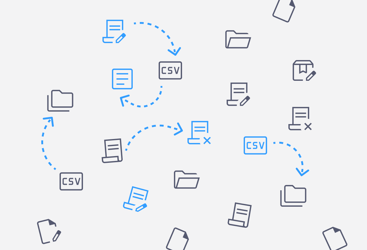 Graphic - Scattered File Attachments