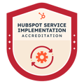 HubSpot Service Implementation Accreditation Badge