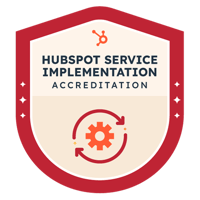HubSpot Service Implementation Accreditation Badge