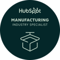 HubSpot INDUSTRY Specialist Badge - MANUFACTURING